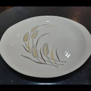 Vtg 50s Stetson China Platter Waving Wheat